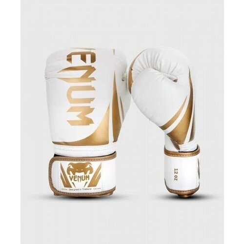 Перчатки для бокса Venum Challenger 2.0 Boxing Gloves VENUM-0661-226, белый/золотой 14
