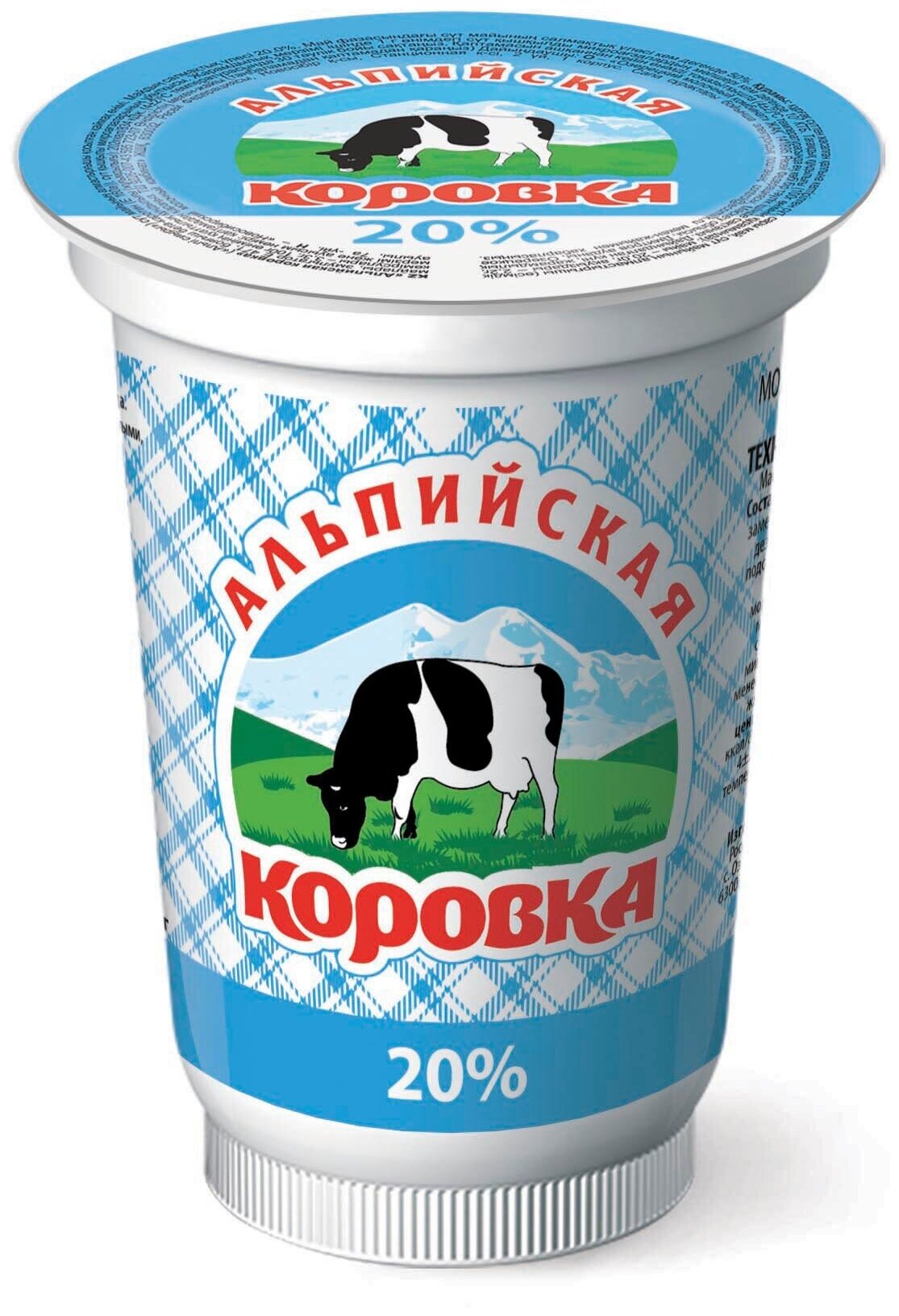 Продукт молокосодержащий Альпийская коровка 20%