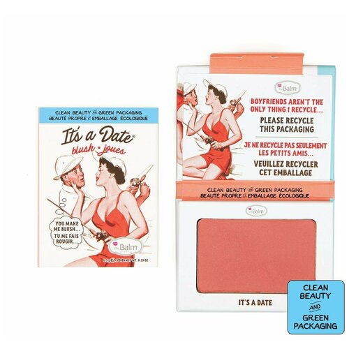 набор средств для лица thebalm набор румян it s a date THEBALM Румяна It's A Date