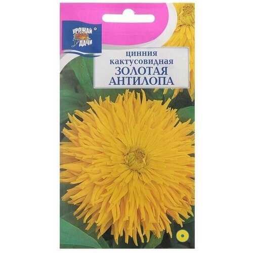 гладиолус золотая антилопа 2шт Семена цветов Цинния золотая антилопа, 0,2 г 6 упаковок