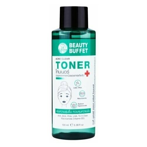 BEAUTY BUFFET Тонер для лица BEAUTY BUFFET ACNE CLEAR TONER, 100 мл.