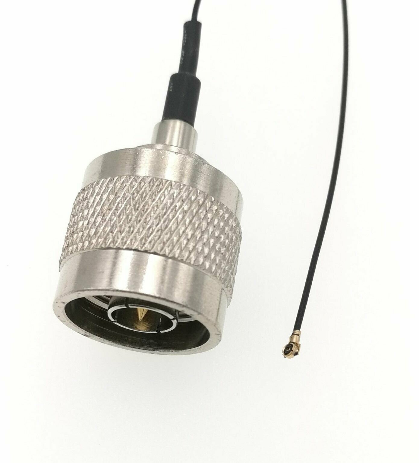 Антенный адаптер для модема-роутера (пигтейл) IPEX4(MHF4)-N(male) кабель RF081 30см.