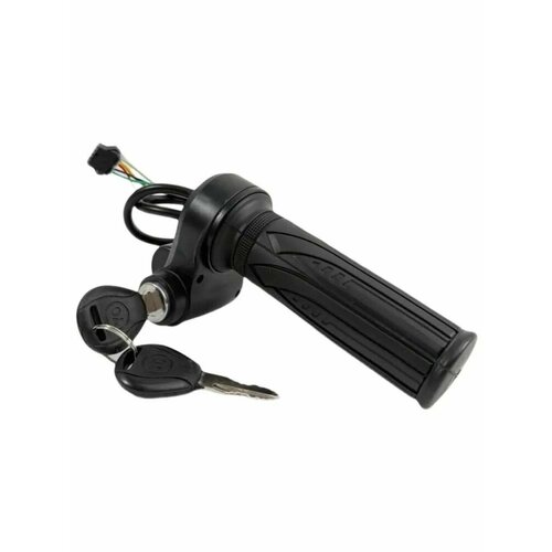 Ручка газа с замком зажигания для Kugoo V3 Pro Max разъем SM 5 pin