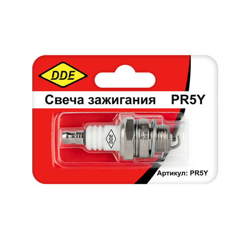 Свеча зажигания DDE - PR5Y Champion RCJ6Y Bosch WSR5F NGK BPMR8A бензопилы триммеры мотобуры до 30 куб см 460₽