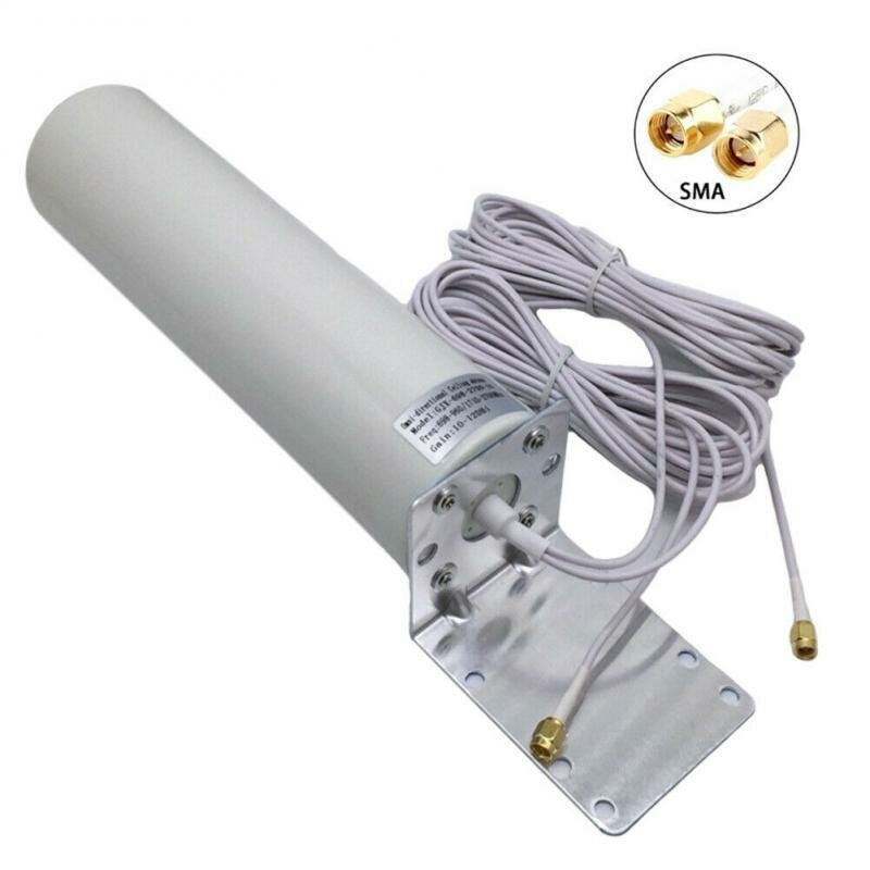 Всенаправленная (круговая) 10-12 дБи антенна MIMO 2G/3G/4G кабель 2х3метра SMA-male, 50 Om — фото 1