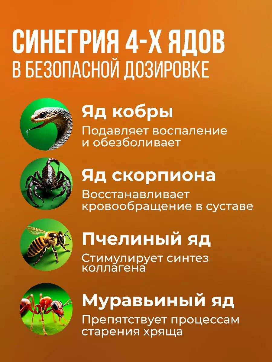 Картинки Крем мазь для суставов и связок Синергель обезболивающий, противовоспалительный гель от боли, от отеков в ногах 30 мл
