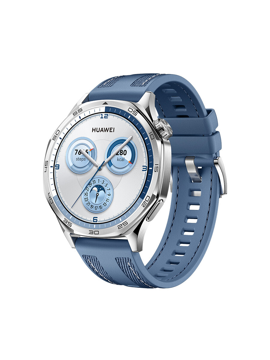 Умные часы HUAWEI WATCH GT 5 46 мм 55020DGJ, Синий — фото 1