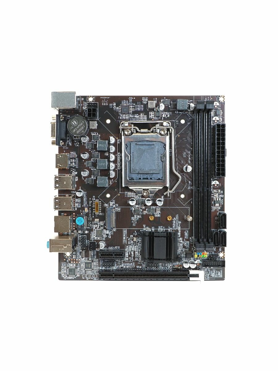 Материнская плата BaseTech H61M-K, Socket1155, Intel H61, mATX
