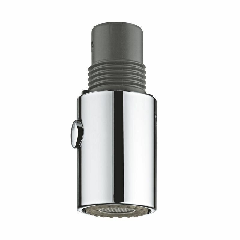 Кухонный кран GROHE с выдвижной распылительной головкой/барботером/упакованный в пакет