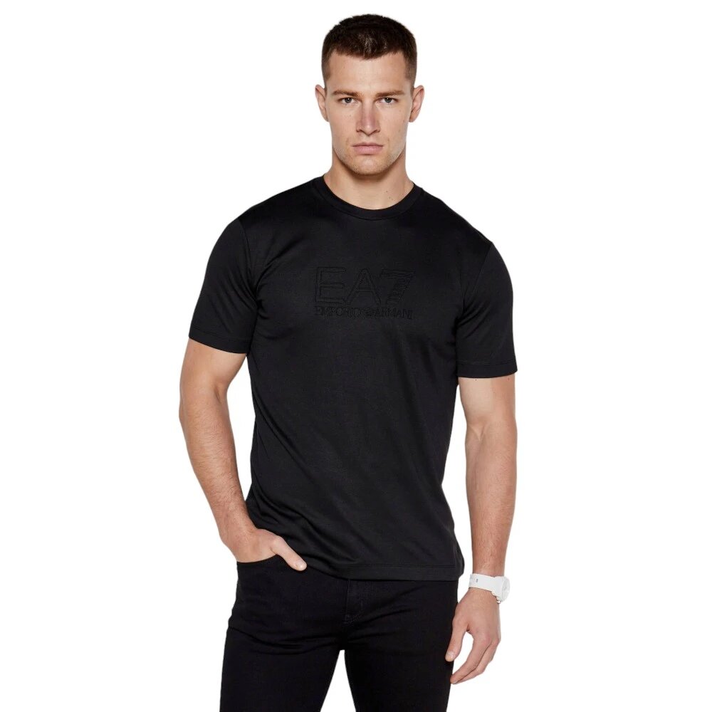 Футболка EA7 EMPORIO ARMANI, размер 2XL, черный