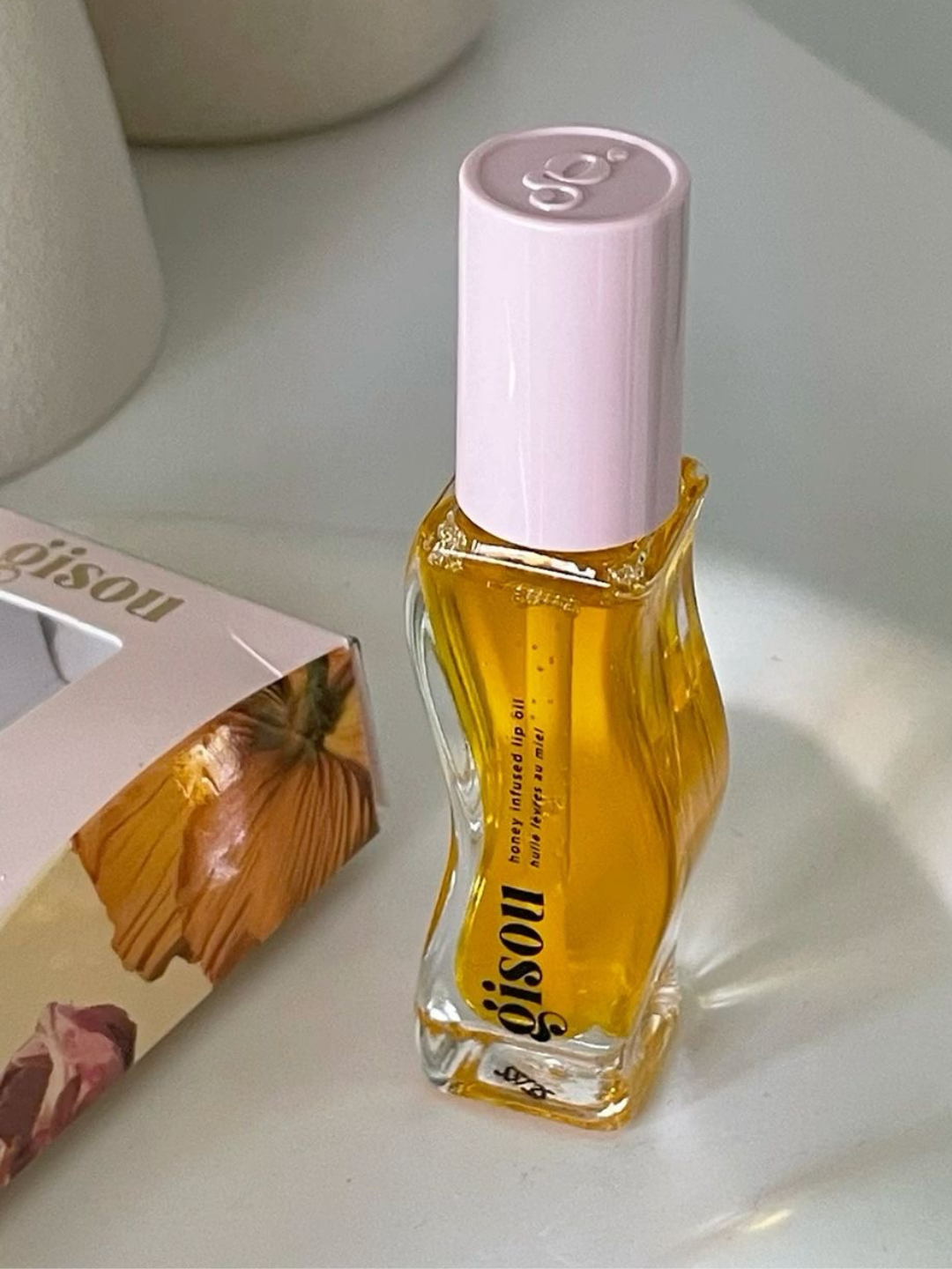 Блеск для губ Gisou "Honey Gold", блеск для придания объема, бесцветный, 8 мл