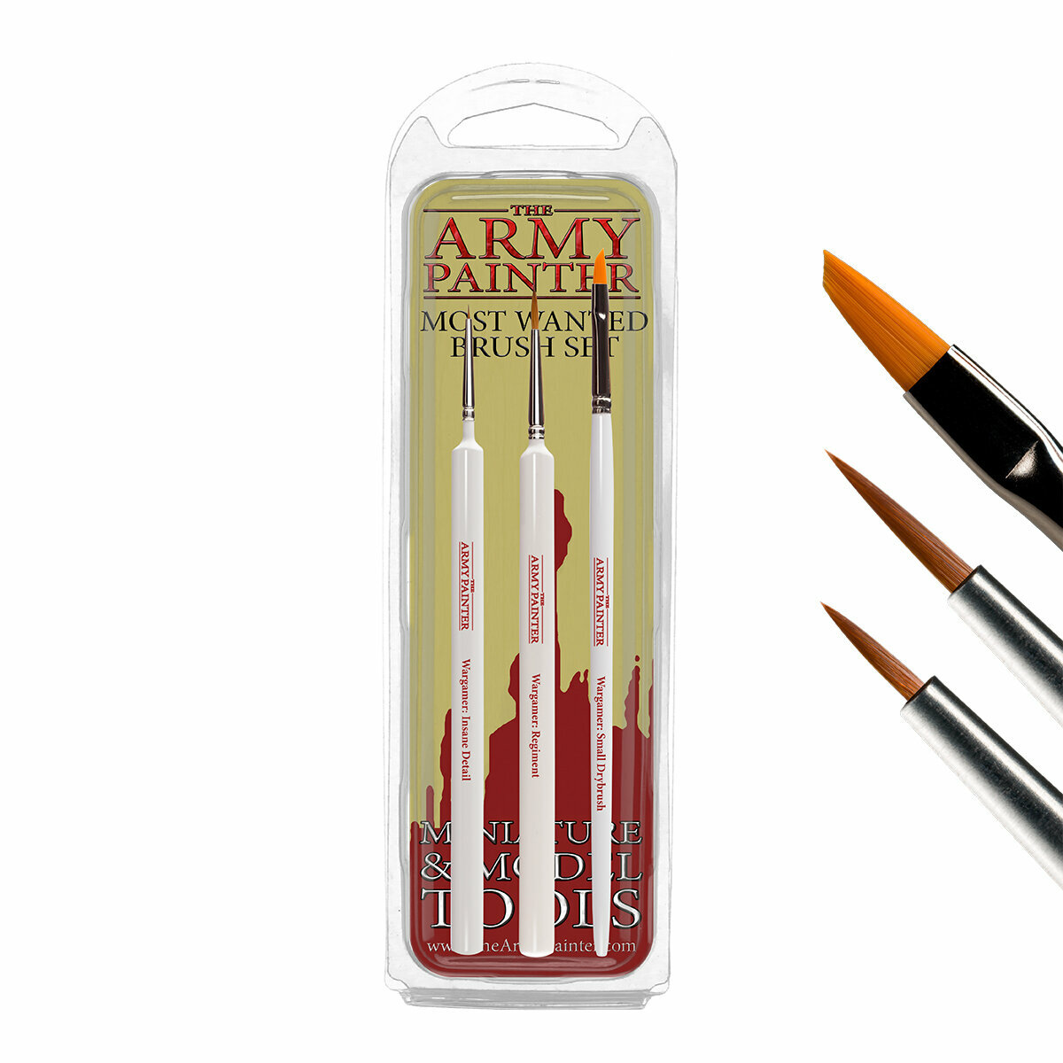Набор кистей для росписи миниатюр Army Painter Most Wanted Brush Set (2019)