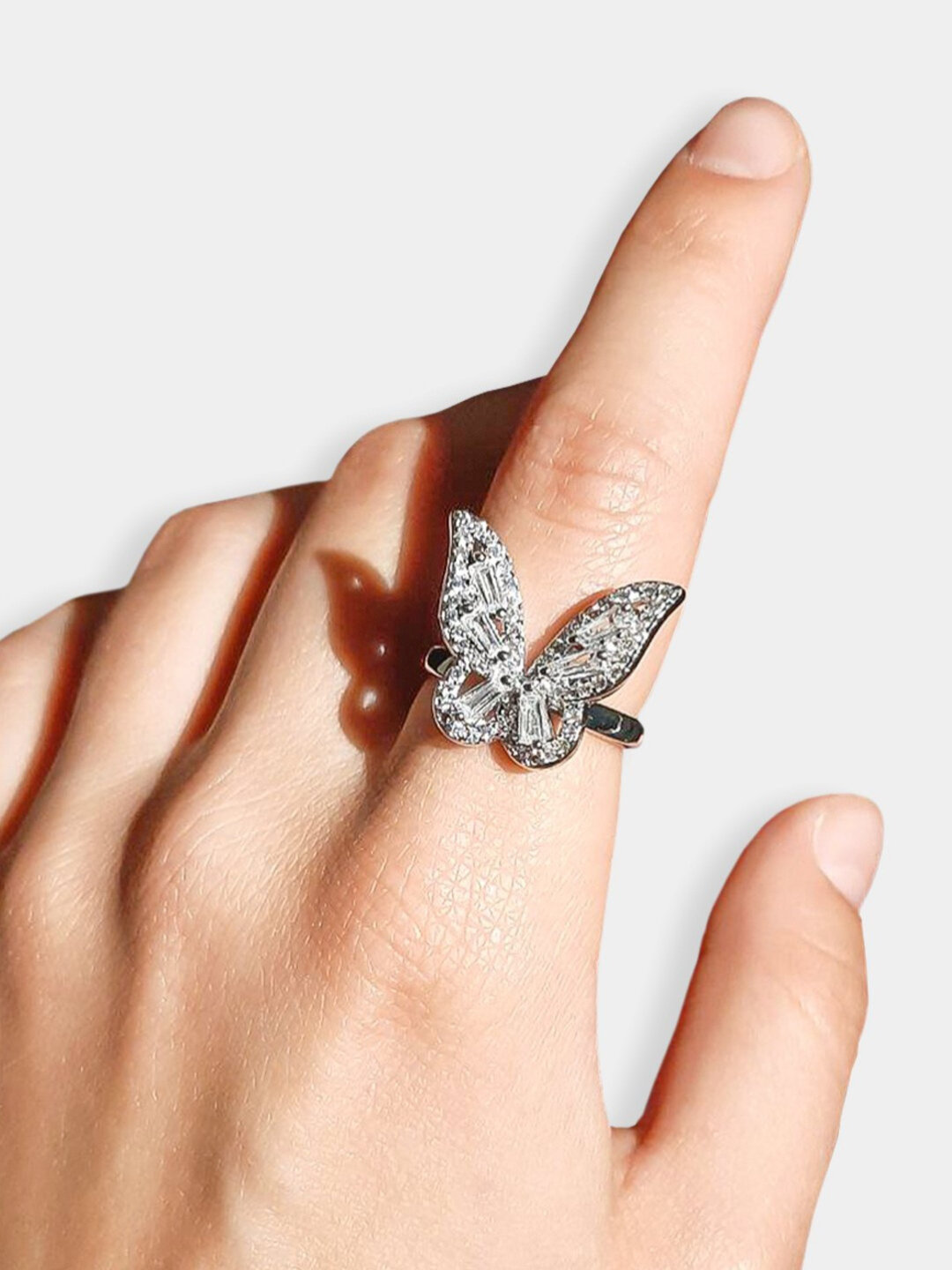 Кольцо, перламутр синтетический, пурпурит, хрусталь, Swarovski Zirconia, кварц, цитрин, безразмерное, золотистый