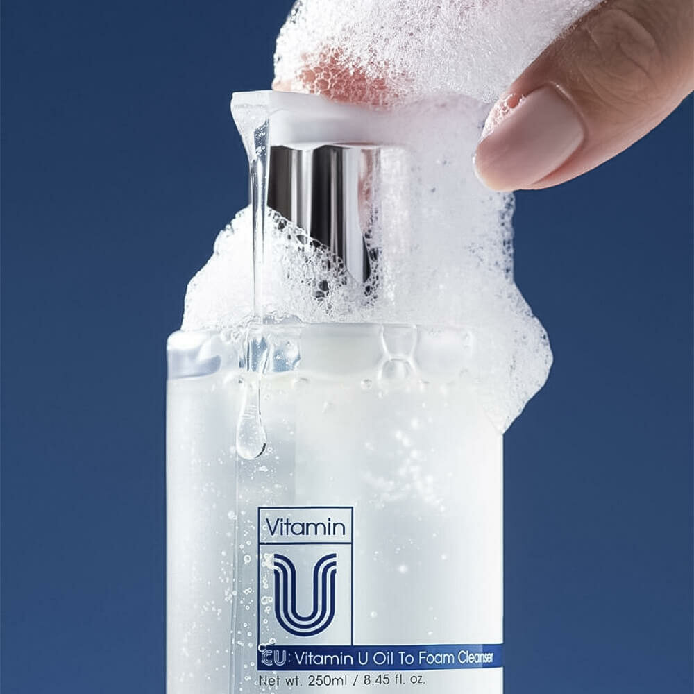 Cu skin Vitamin U Oil To Foam Cleanser Двухфазное масло-пенка для очищения с витамином U