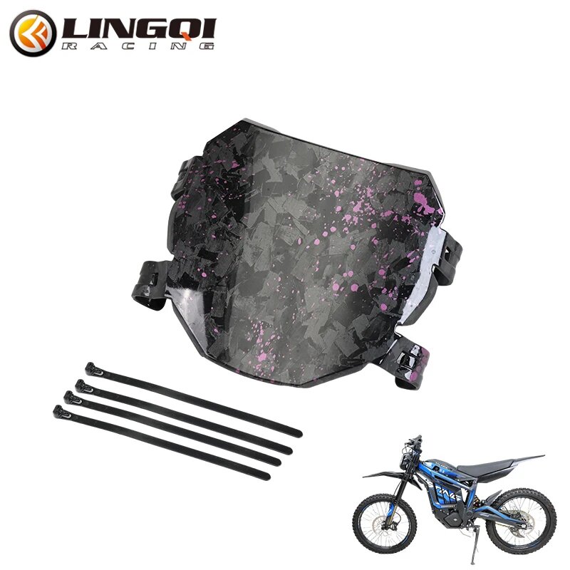 Мото номерной знак LINGQI RACING фиолетовый для Talaria Sting