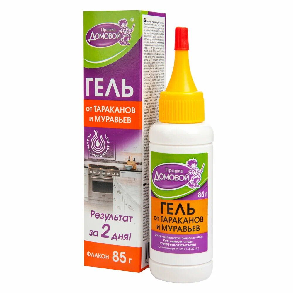 Гель Домовой "Прошка", для борьбы с тараканами, флакон 85 мл