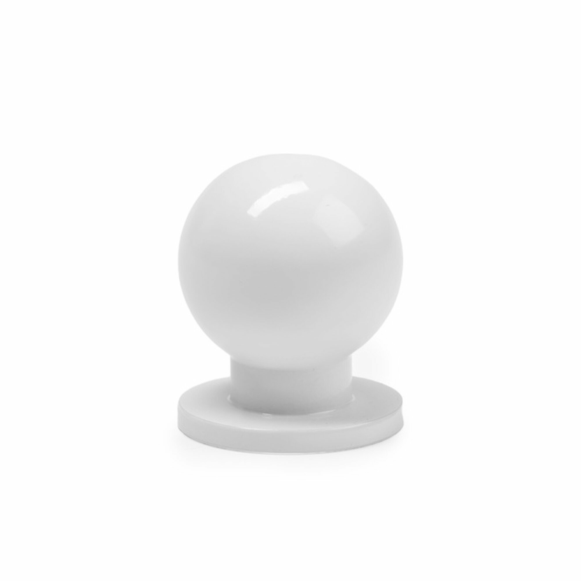 Ручка-кнопка CAPPIO RK146 d=25 мм цвет белый