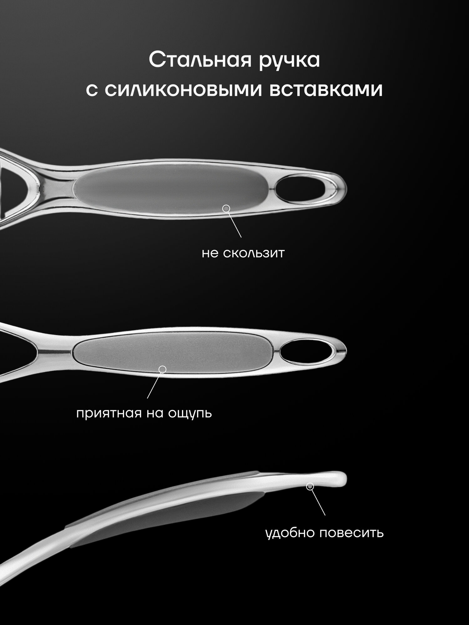 Кастрюли И Ковши Xiaomi Ковш кухонный со стеклянной крышкой из нержавеющей стали Polaris Mela-16SP 2,5 литра, подходит для всех типов плит, включая индукция