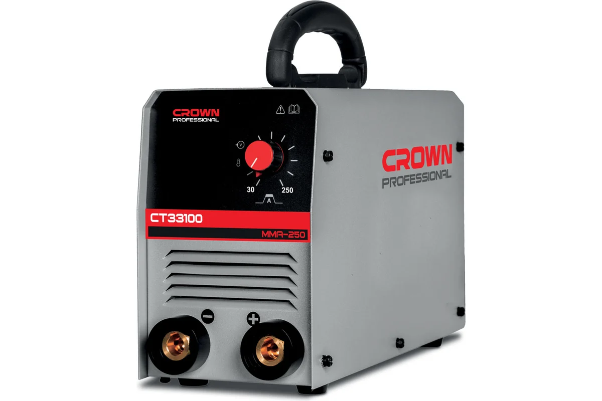 Сварочный аппарат CROWN CT33100 MMA-200, инверторный, MMA, 160-265 В — фото 1
