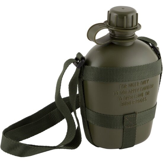 Ecos Фляга туристическая CF-45 с плечевым ремнем 1л