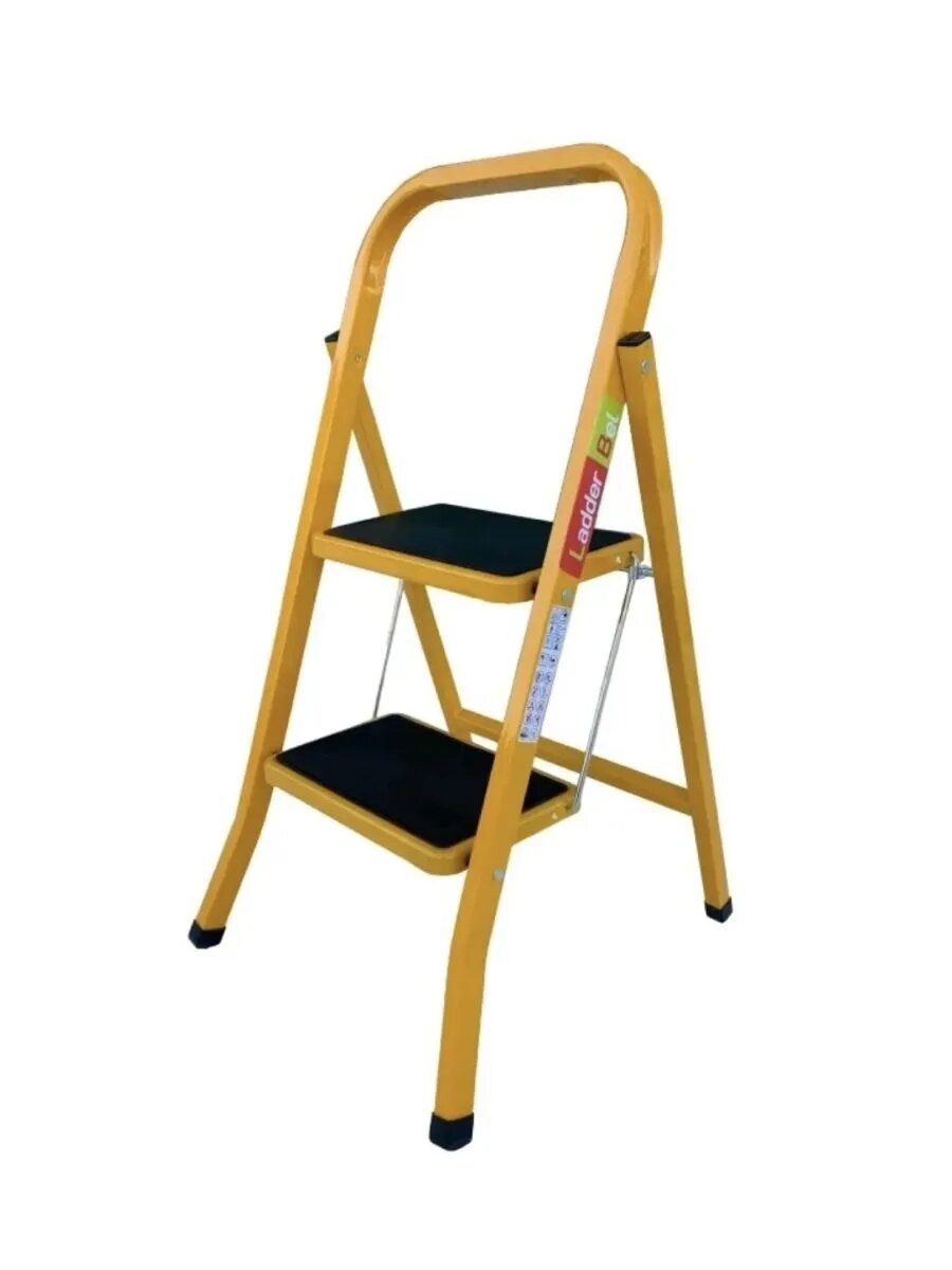LadderBel  Стремянка 2 ступени с резиновым ковриком STR-ST-2WSRM
