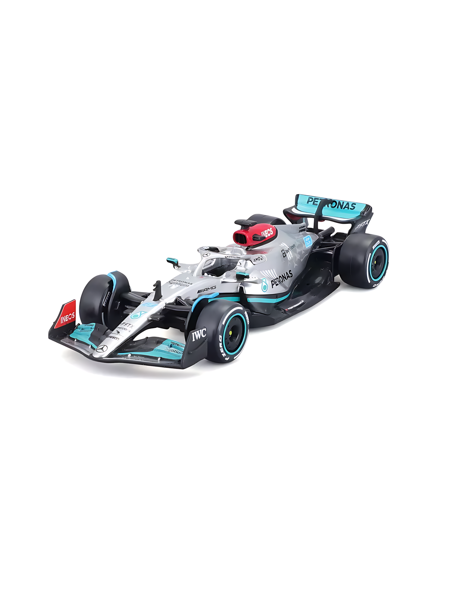Гоночный автомобиль Mercedes AMG W13 Bburago F1 1:43, 2022 г
