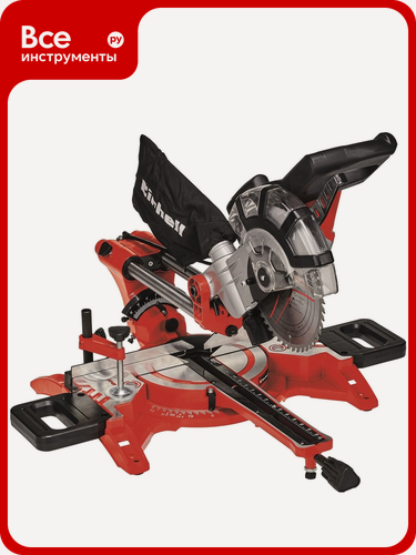 Изображение товара Торцовочная пила Einhell TC-SM 2131/1 Dual 4300390, для распила лесоматериалов изделий древесины соответствии размерами