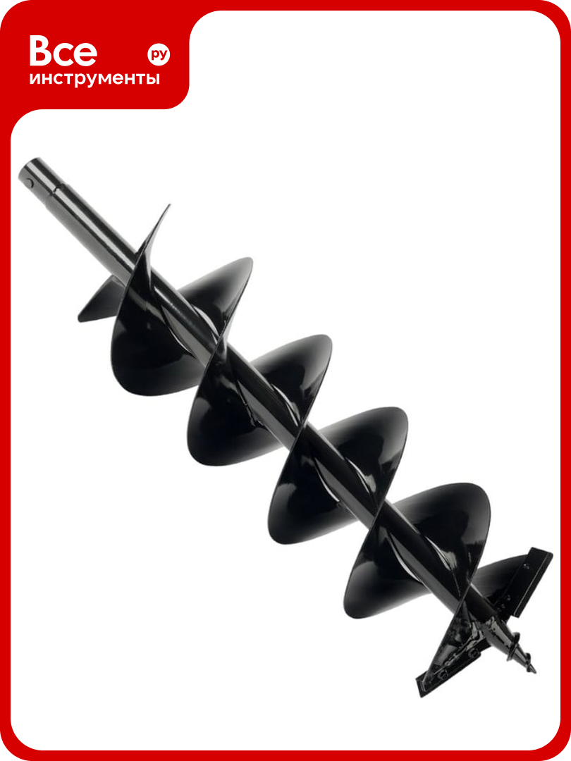Шнек для грунта двухзаходный D 200B (200 мм; 800 мм) PATRIOT 742004456