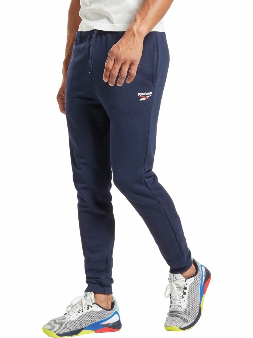 Брюки спортивные Reebok RI FT Left Leg Jogg, размер L, cиний