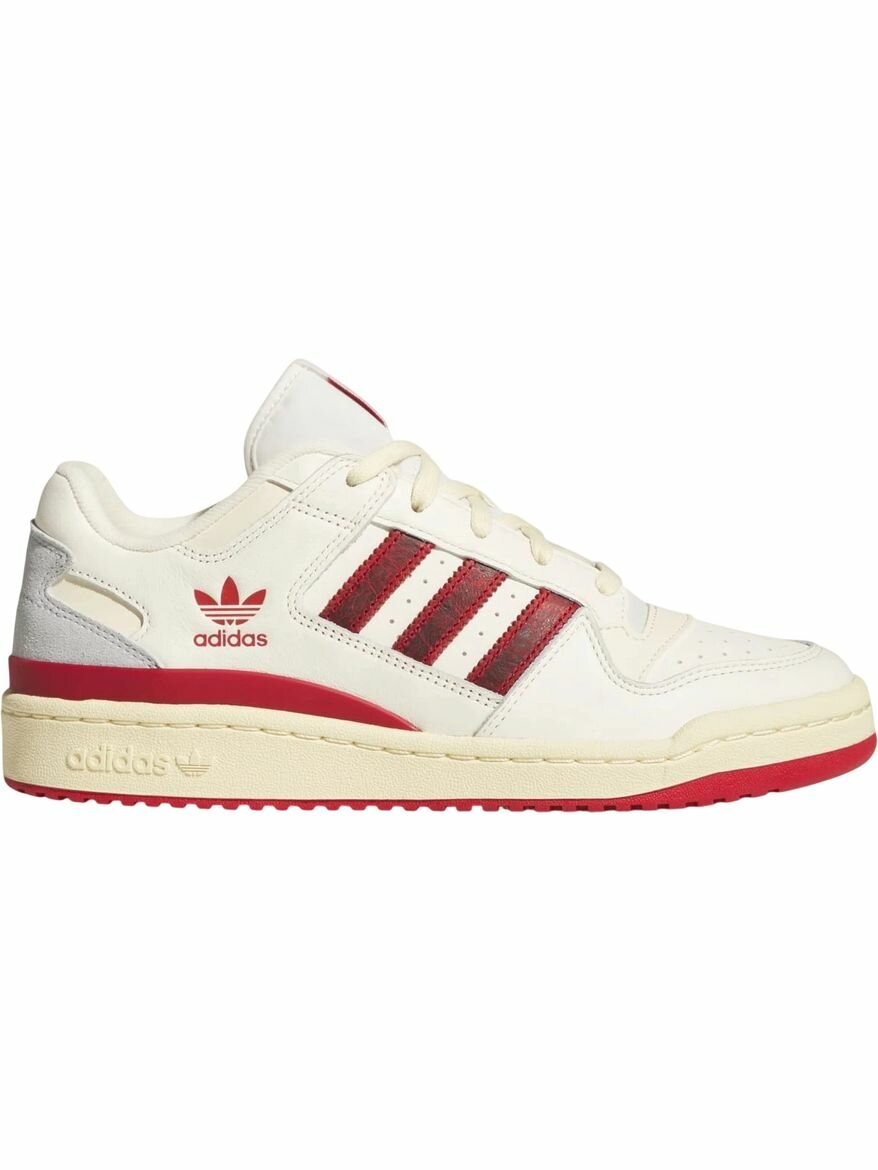Кроссовки adidas Forum Low CL, полнота F, размер 12,5 UK, белый,
