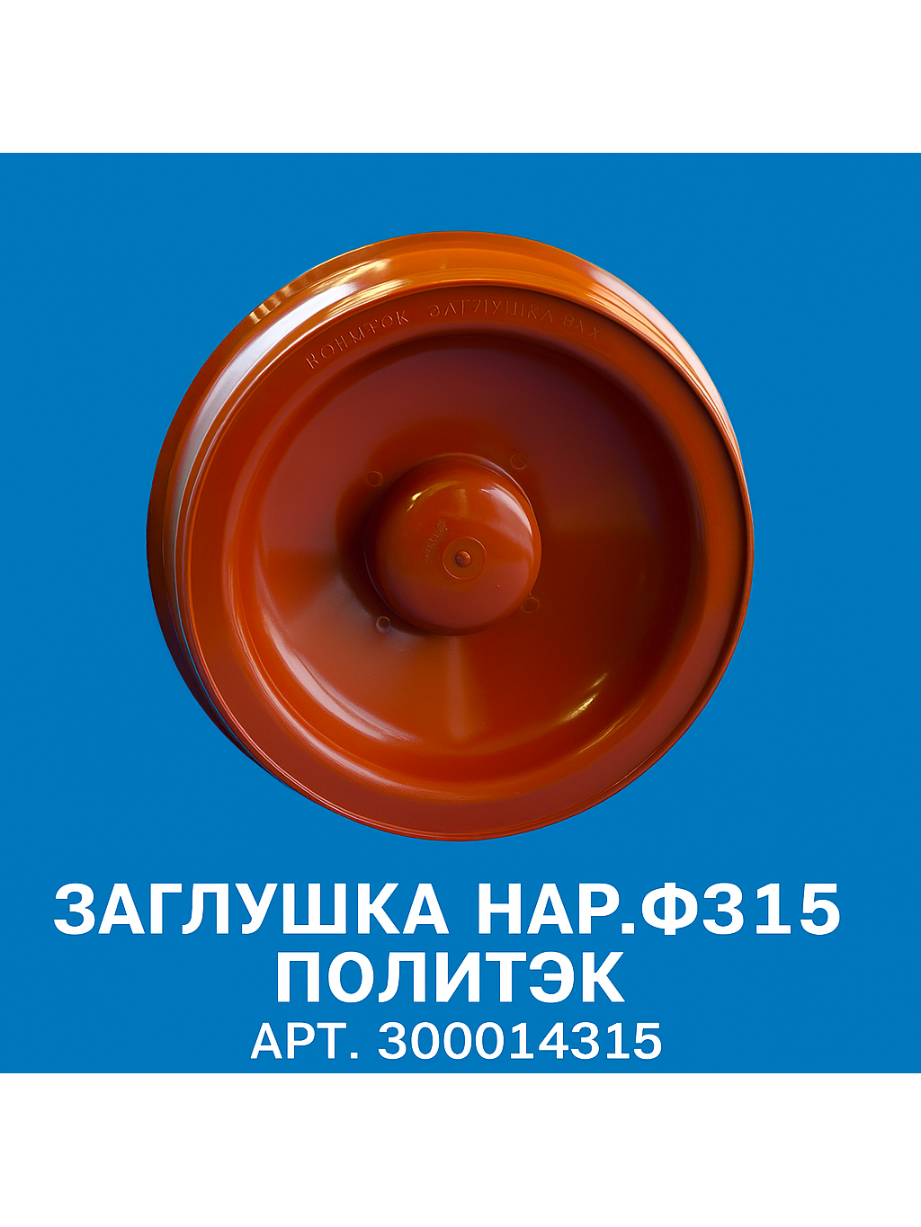 Заглушка нар. ф315 Политэк