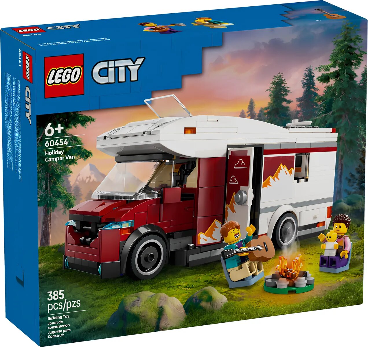Конструктор LEGO City 60454 Туристический фургон для отдыха и приключений