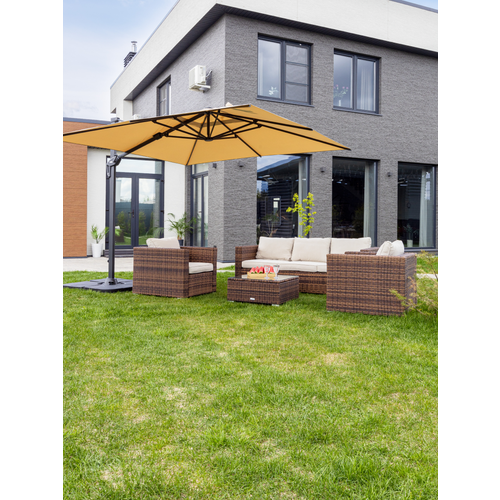 Зонт SKY квадратный в комплекте с плитами