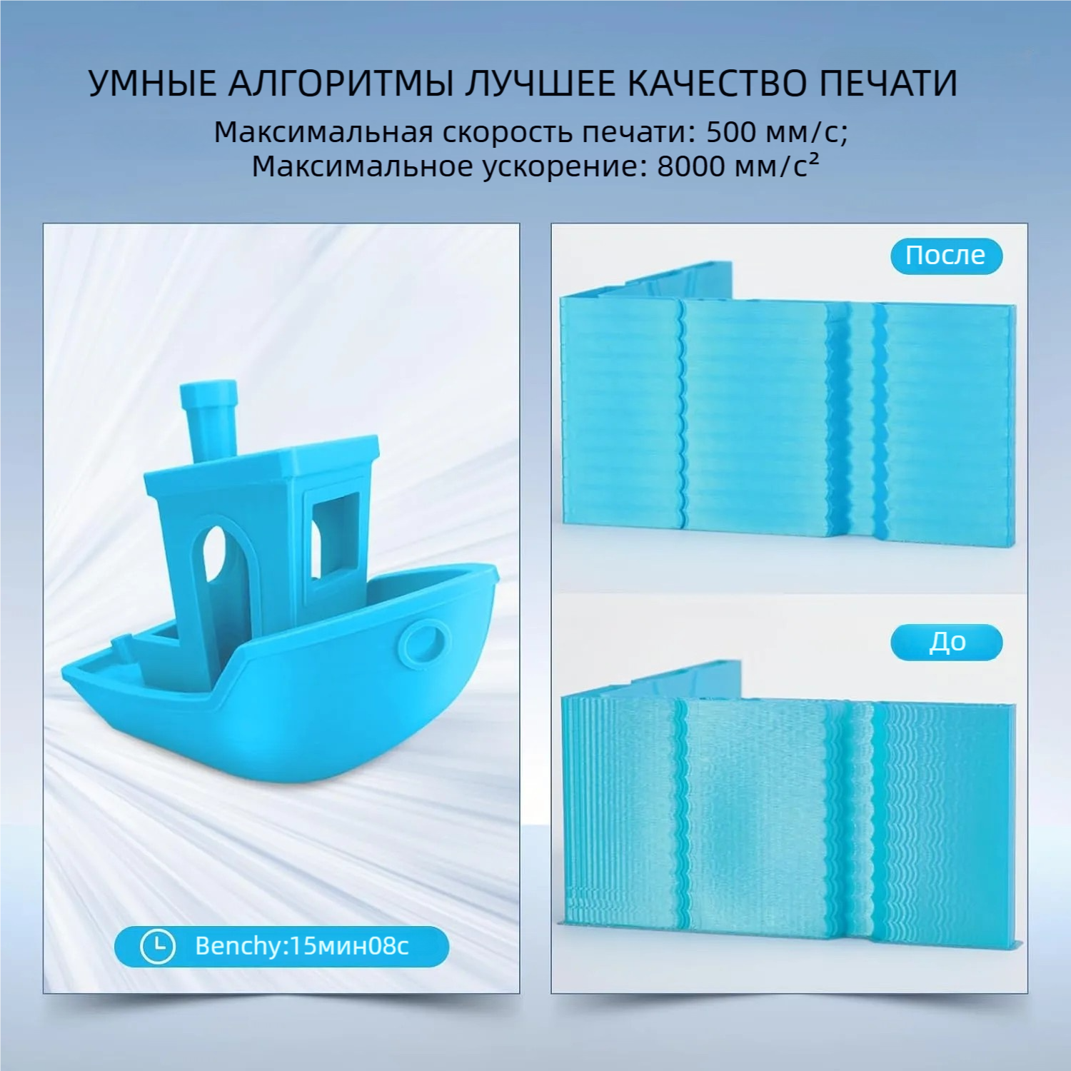 3D Принтер Creality Ender 3 V3 KE Скорость печати 500 мм/с ,220*220*240mm — фото 1
