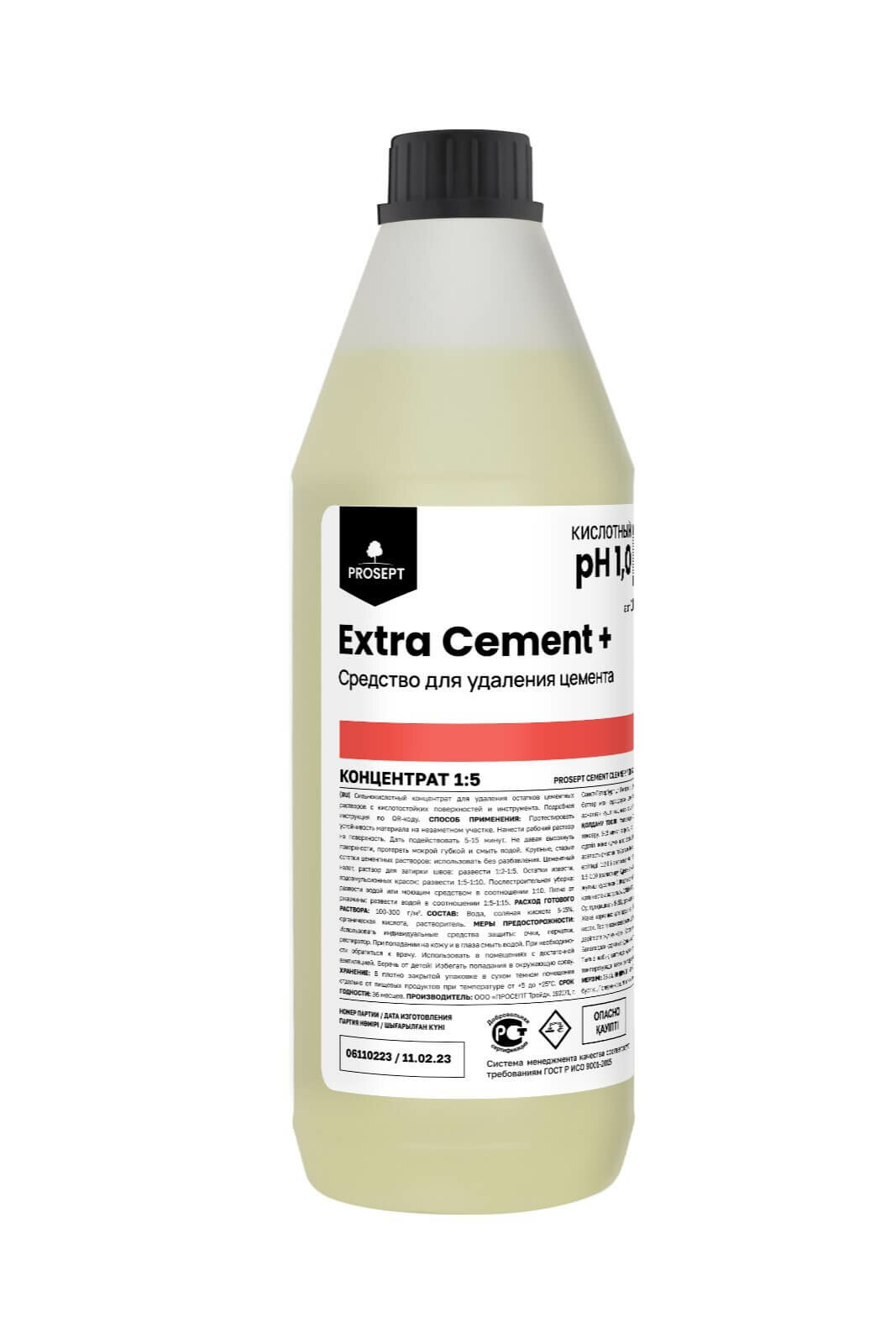 Средство для удаления цемента Prosept Prof Extra Cement+ (1л)