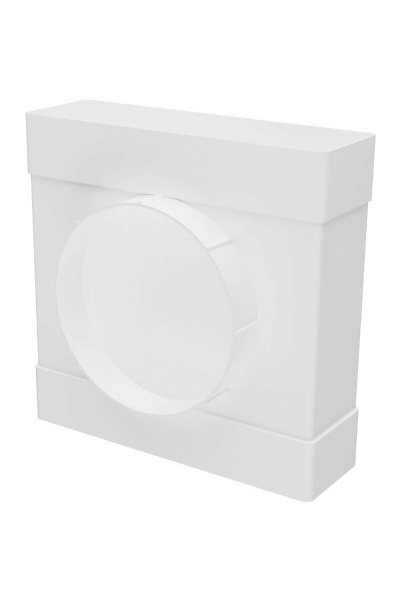 Тройник для плоских воздуховодов Fonet 60х204 мм D125 мм пластик