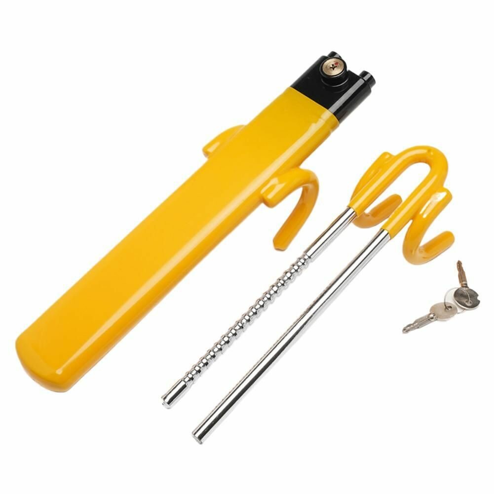 Автомобильный замок на руль с двумя крючками U-образной формы противоугонные аксессуары