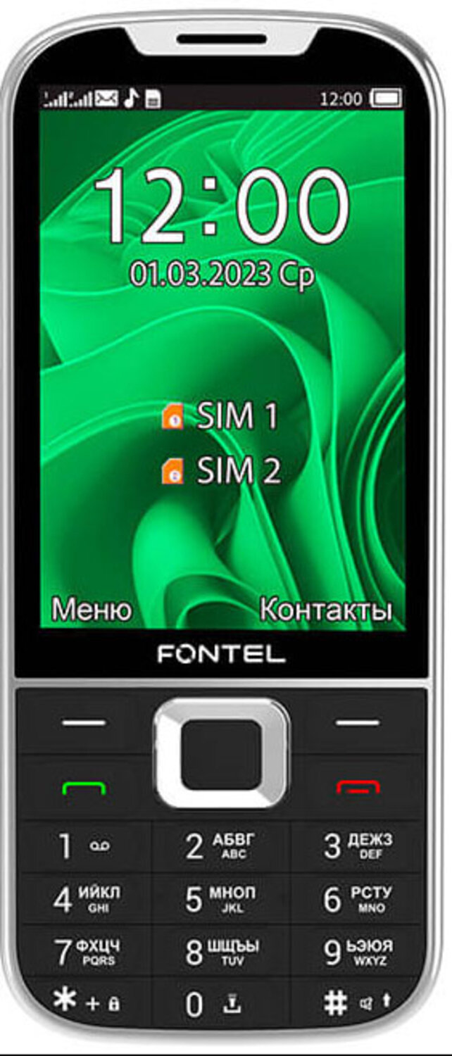Мобильный телефон Fontel FP350 черный