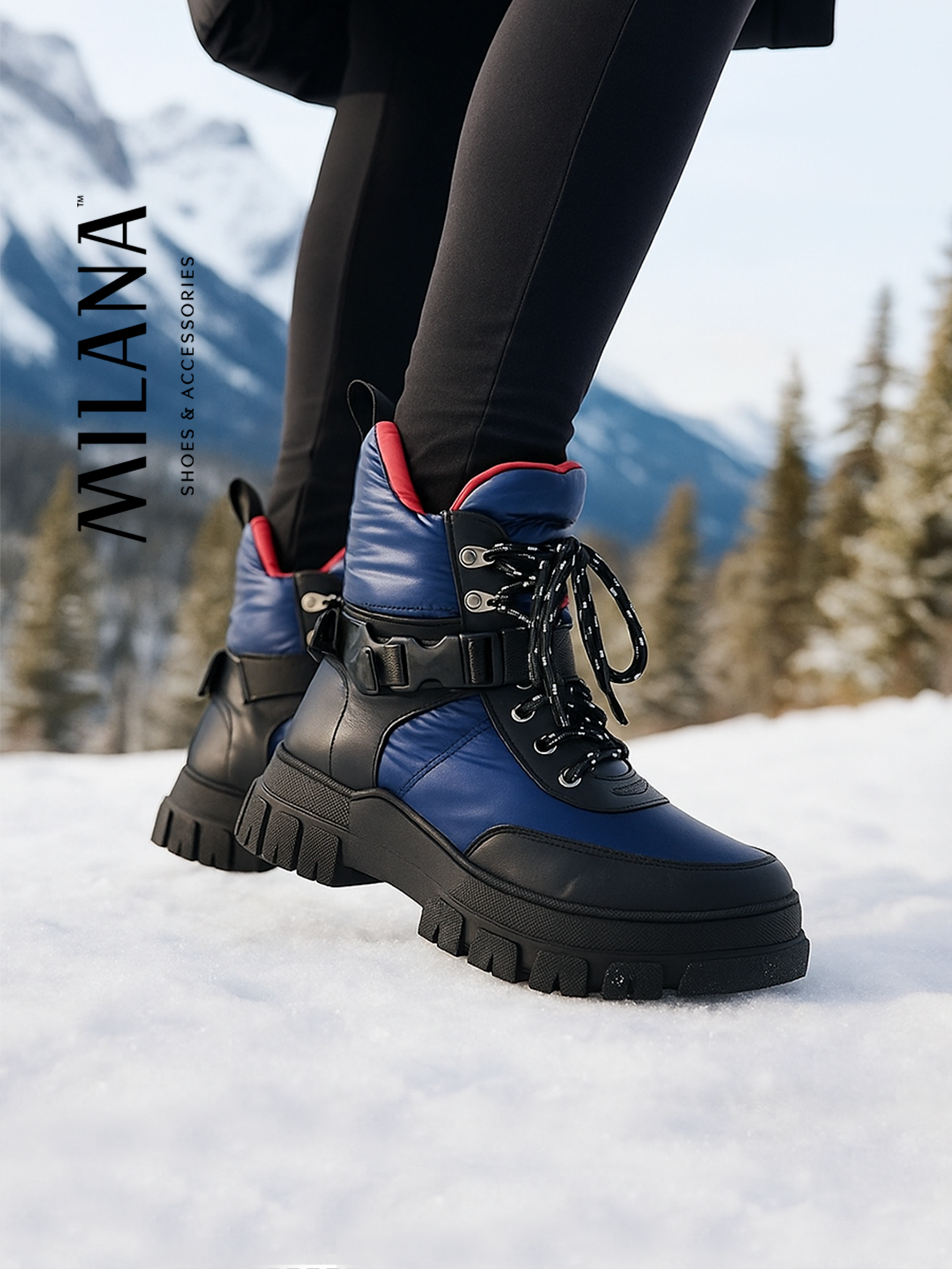 Ботинки Milana, размер 41, синий