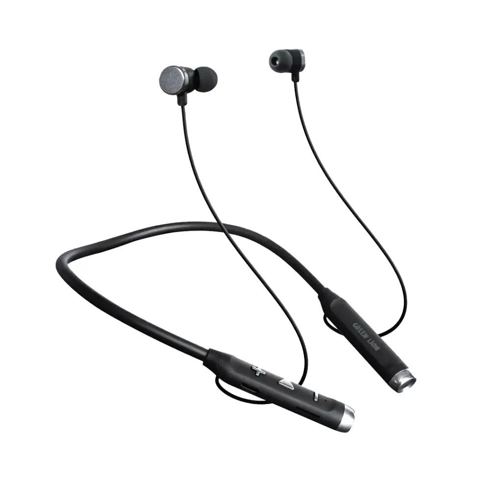 Наушники BLU Green Lion "Lion X Neckband", беспроводные, планарные, черные