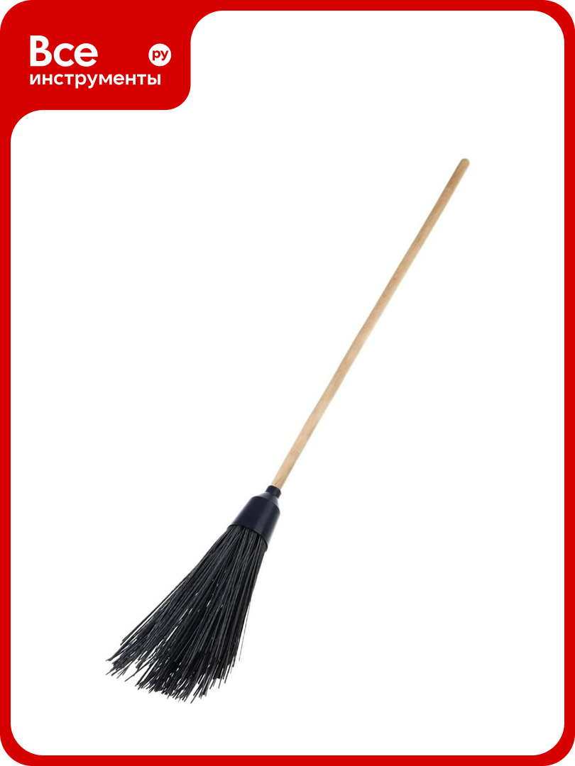 Полипропиленовая метла РемоКолор круглая с черенком 3 кольца 69-1-005