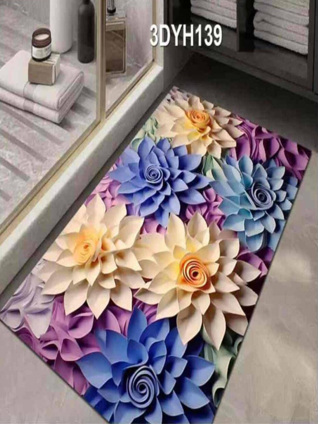 Коврик для ванной, кухни, детской комнаты и туалета, противоскользящий 40x60