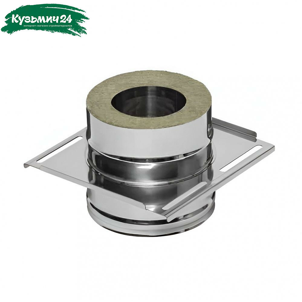 Площадка монтажная для дымохода Ferrum К d 150х210 мм сталь 2 мм