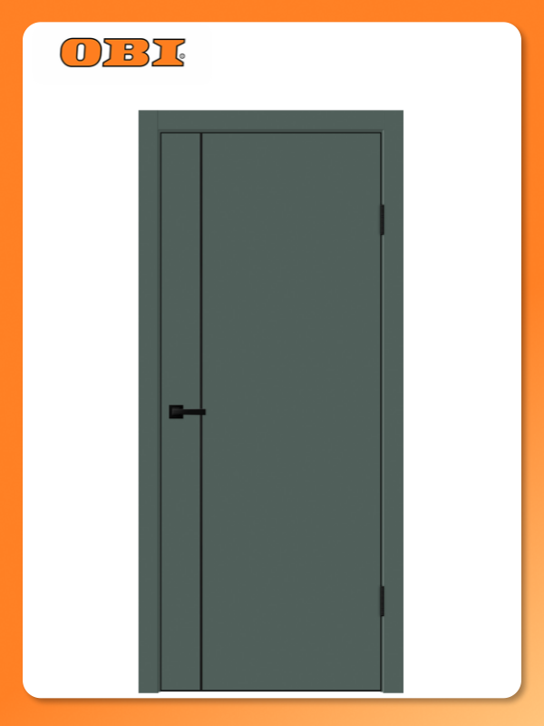 Дверное полотно VELLDORIS Барс М1 МДФ ДСП 700x2000мм яшма глухое с врезкой