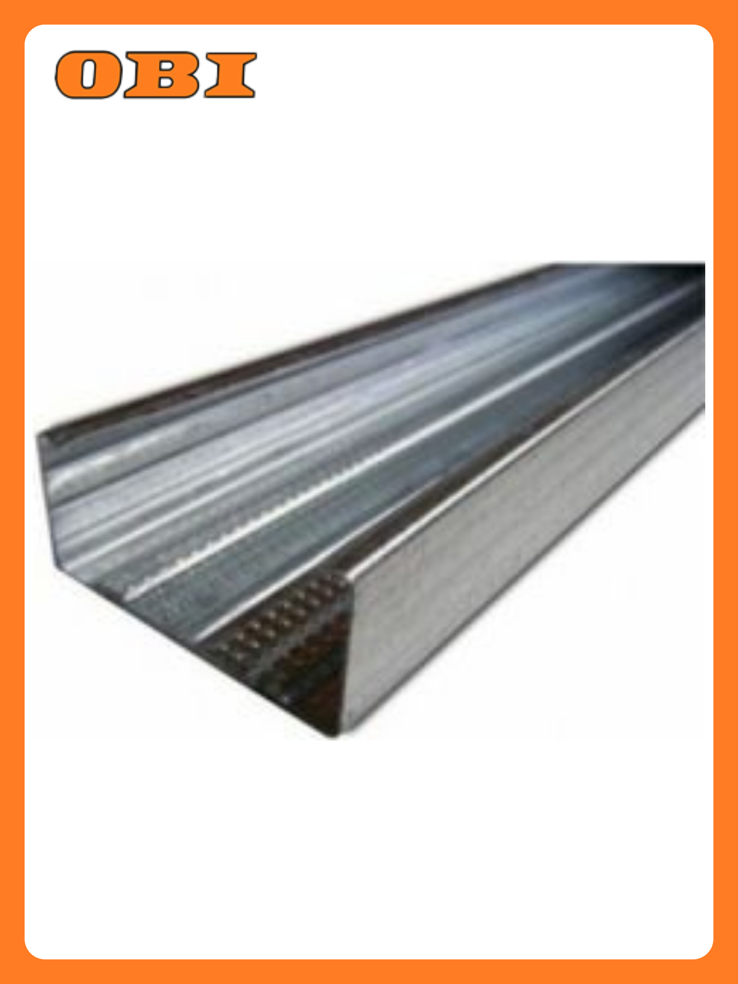 Профиль РБМ Construction ПС 100х50 хромированный 3 м сталь