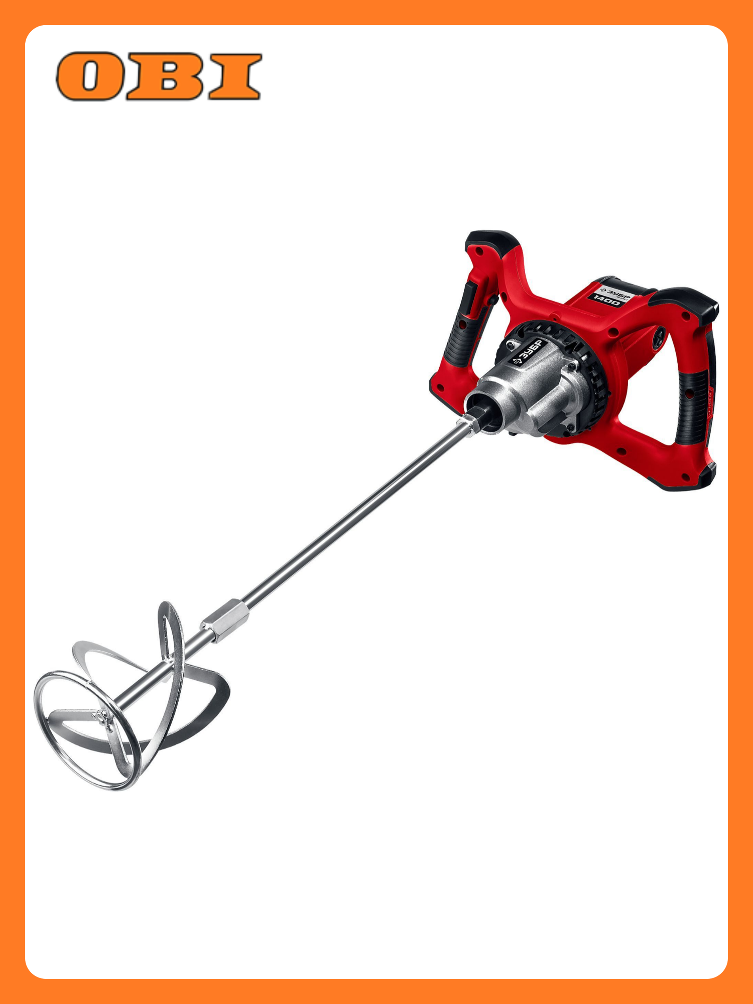 Миксер ручной электрический ЗУБР Мастер МР-1400-2 1400 Вт