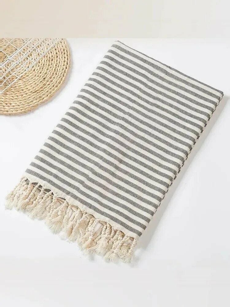 Плед жаккардовый  Хлопок 180 см х 100 см