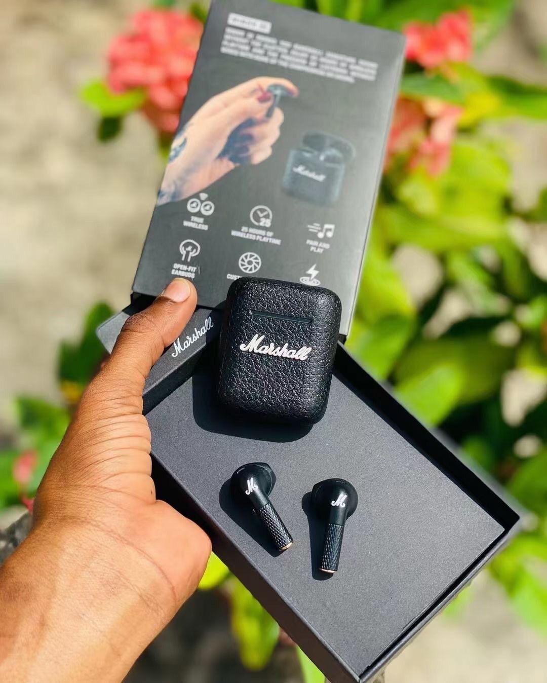 Беспроводные Bluetooth-наушники Marshall MARSHAl MINOR M4 с шумоподавлением, внутриканальные спортивные наушники, поколение M3