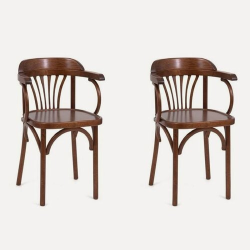 Изображение товара Комплект из 2-х стульев Венский твердый (средний тон)