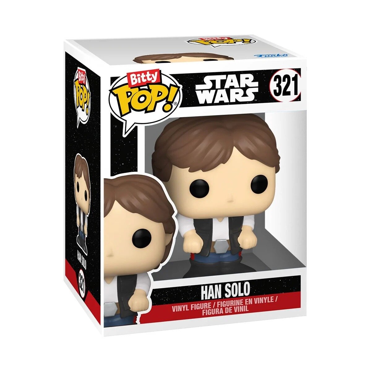 Набор фигурок Funko POP! Bitty Star Wars 83623 Хан Соло и «Тысячелетний сокол», 2 шт — фото 1